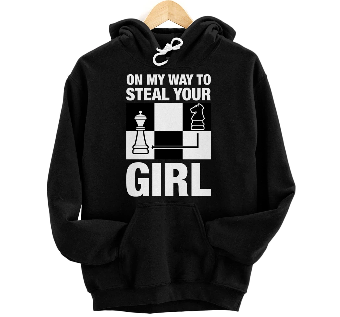 Funny Retro Chess Gift Chess-Player Pullover Hoodie
