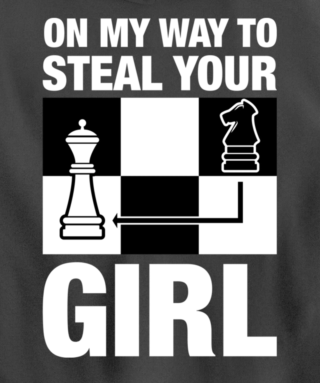Funny Retro Chess Gift Chess-Player Pullover Hoodie