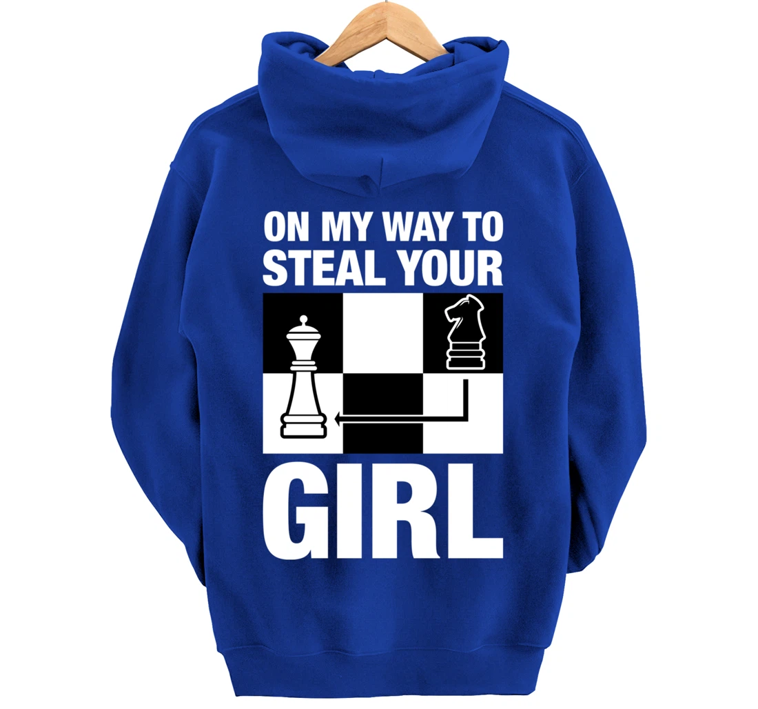 Funny Retro Chess Gift Chess-Player Pullover Hoodie