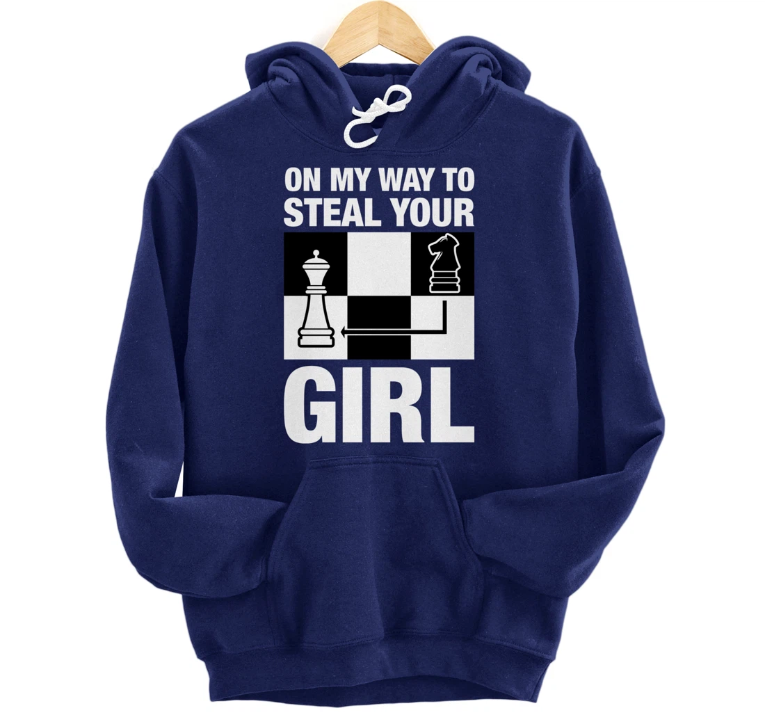 Funny Retro Chess Gift Chess-Player Pullover Hoodie