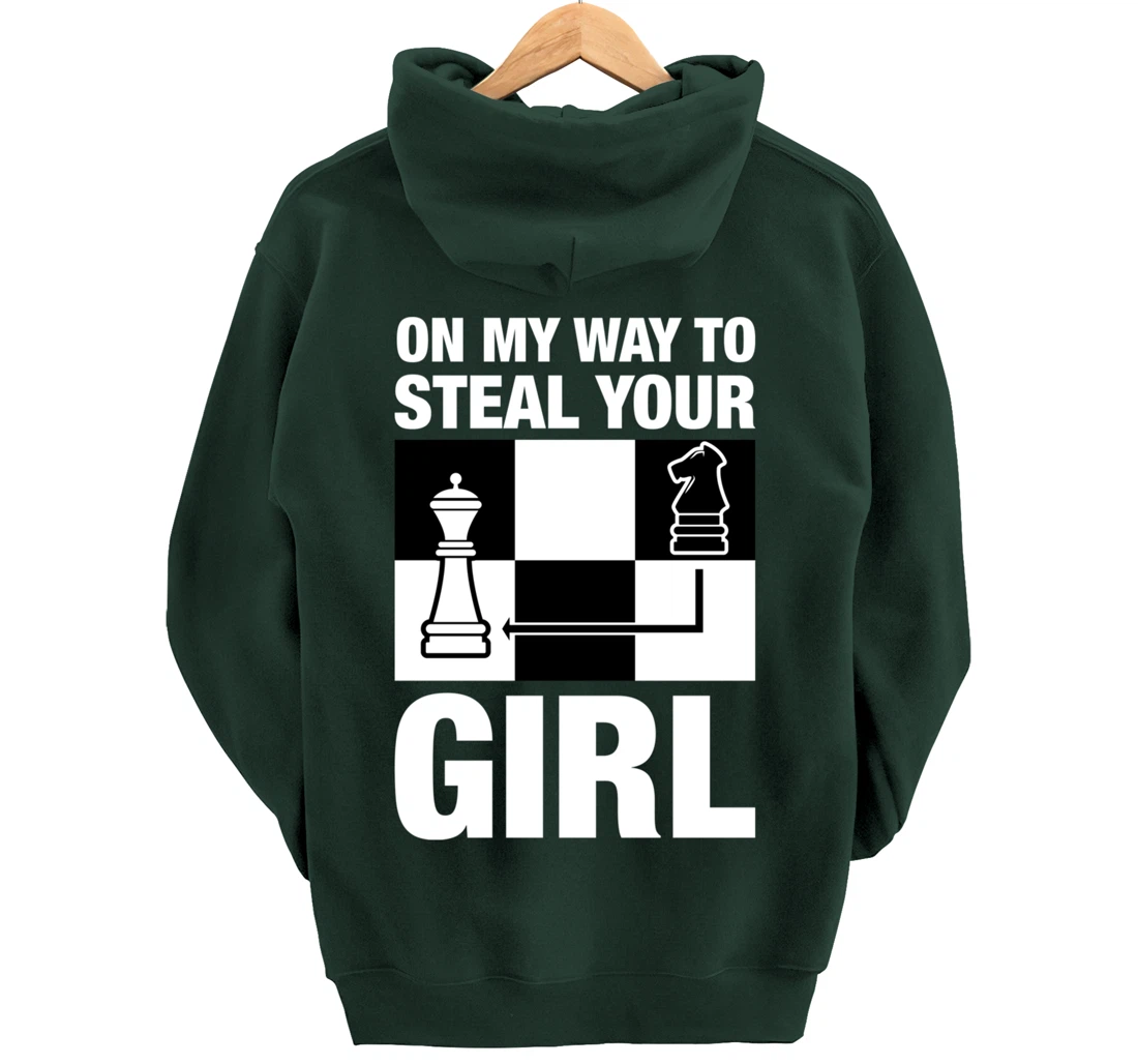 Funny Retro Chess Gift Chess-Player Pullover Hoodie