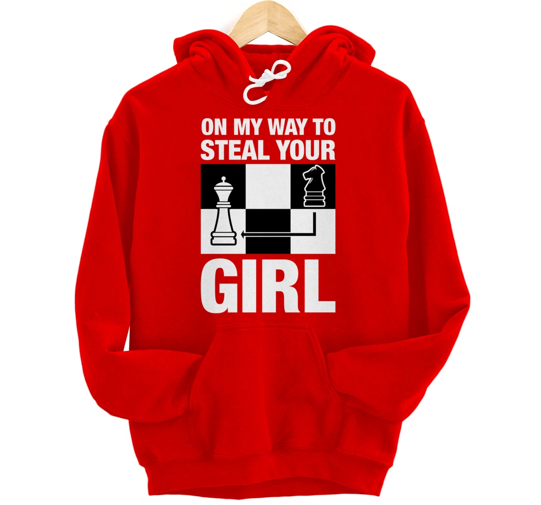 Funny Retro Chess Gift Chess-Player Pullover Hoodie