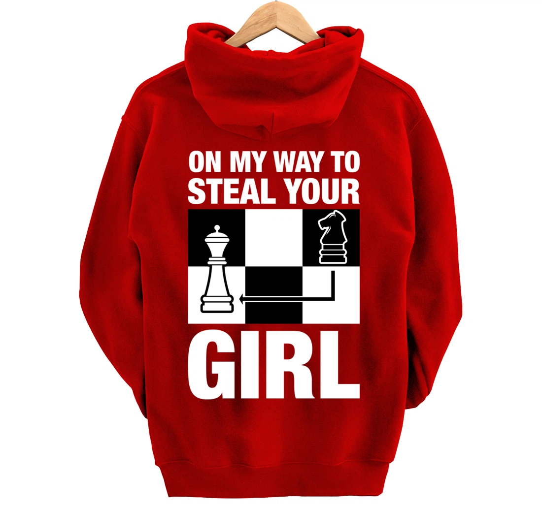 Funny Retro Chess Gift Chess-Player Pullover Hoodie