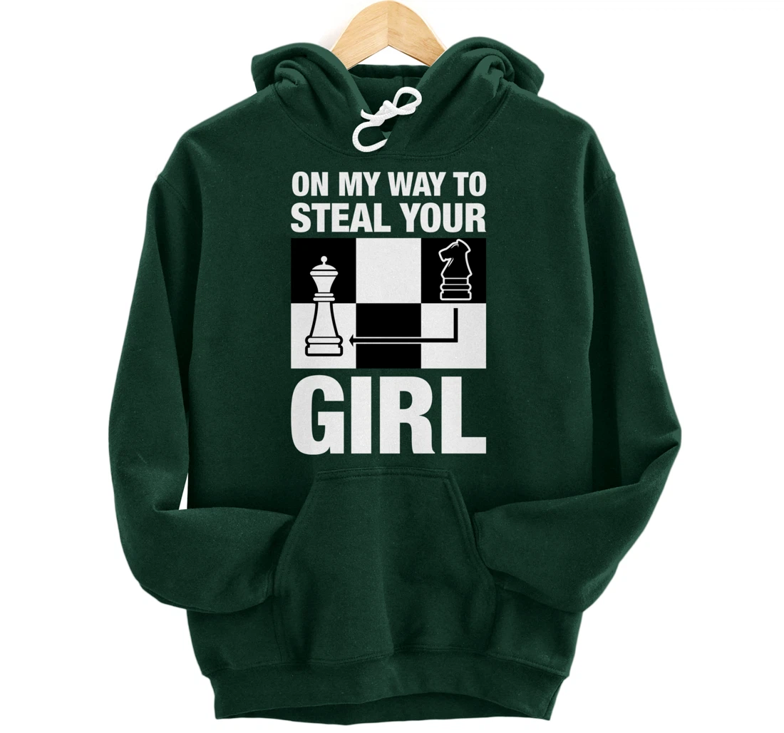 Funny Retro Chess Gift Chess-Player Pullover Hoodie