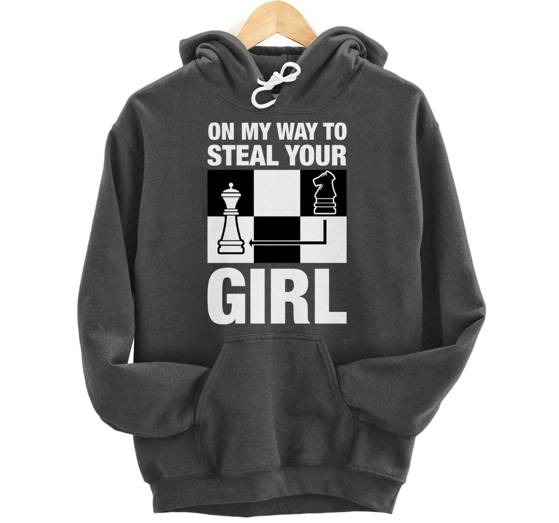 Funny Retro Chess Gift Chess-Player Pullover Hoodie