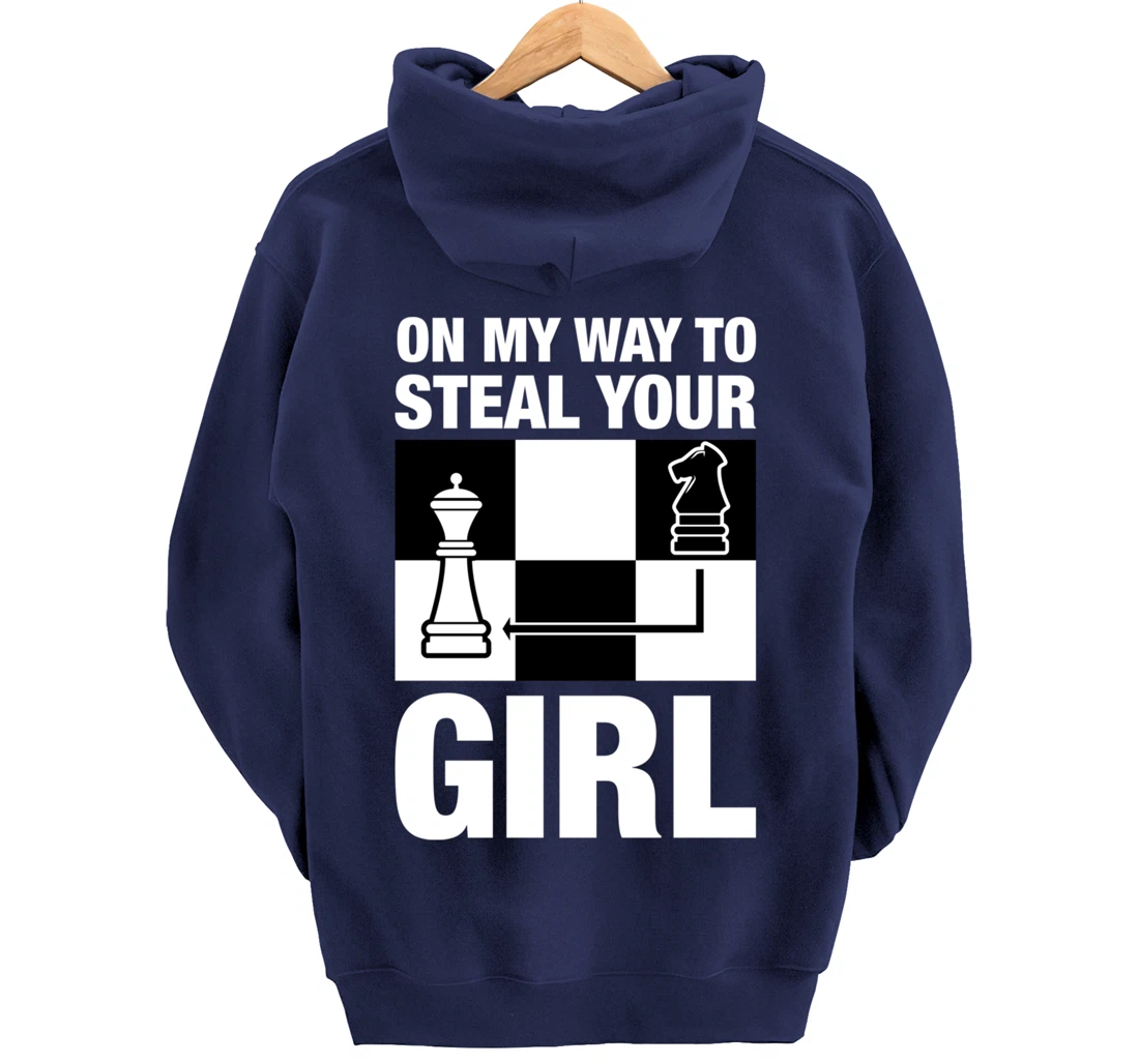 Funny Retro Chess Gift Chess-Player Pullover Hoodie