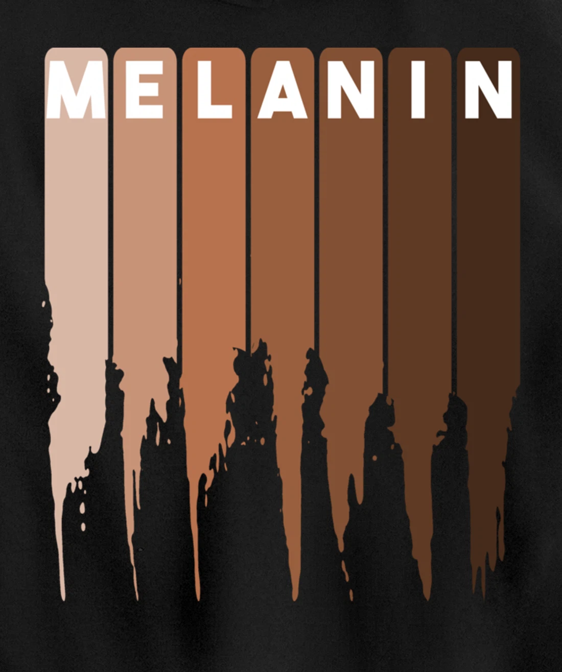 Cool Melanin Gift Men Women Funny Dripping Proud Afro Shades Pullover Hoodie