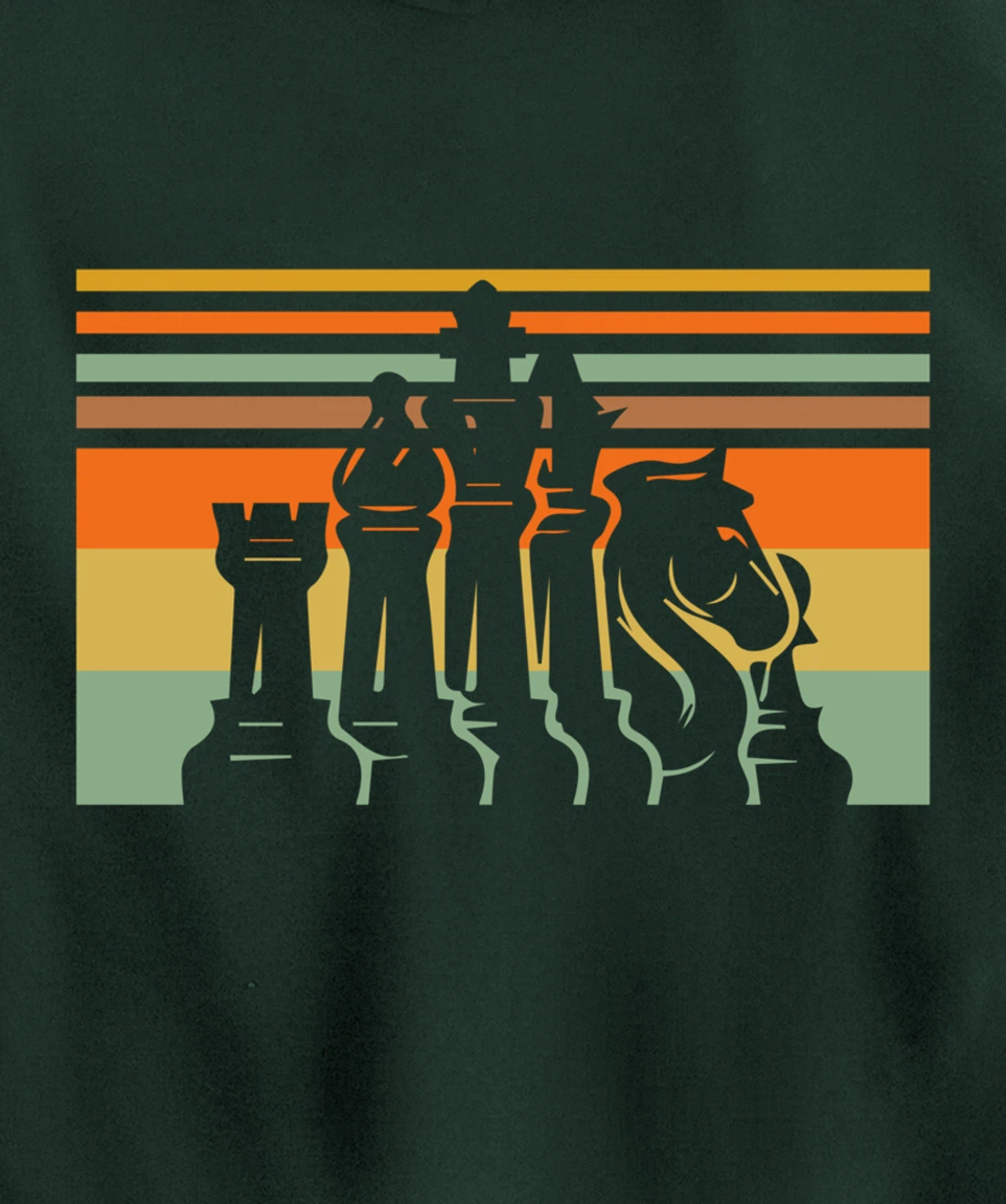 Retro Chess Vintage Gift Chess-Player Pullover Hoodie