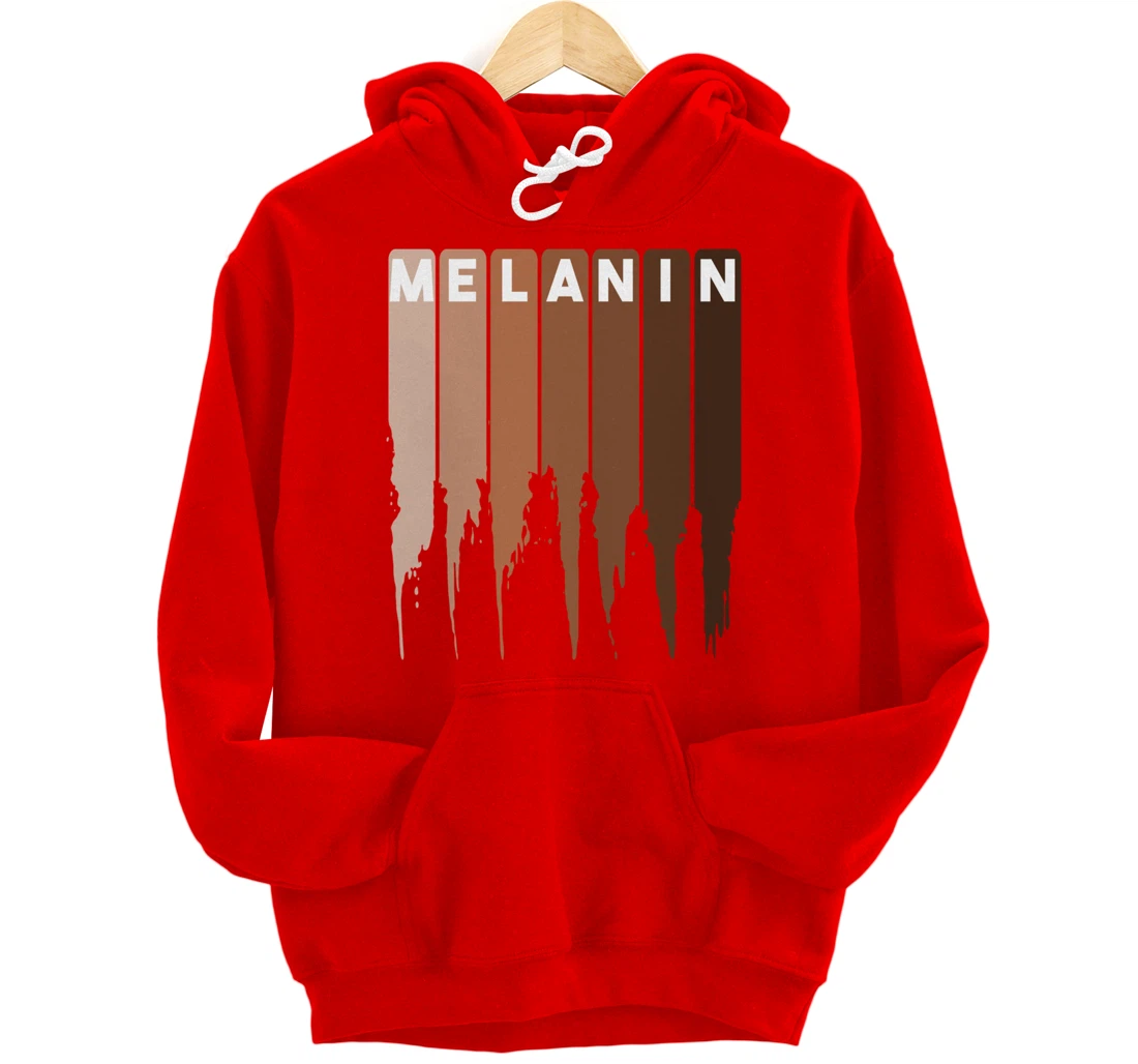 Cool Melanin Gift Men Women Funny Dripping Proud Afro Shades Pullover Hoodie