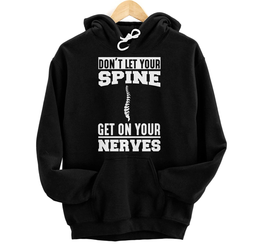 Chiropractor Gift Chiropractic Spinal Cord Pullover Hoodie