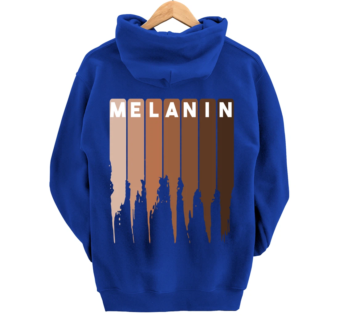 Cool Melanin Gift Men Women Funny Dripping Proud Afro Shades Pullover Hoodie