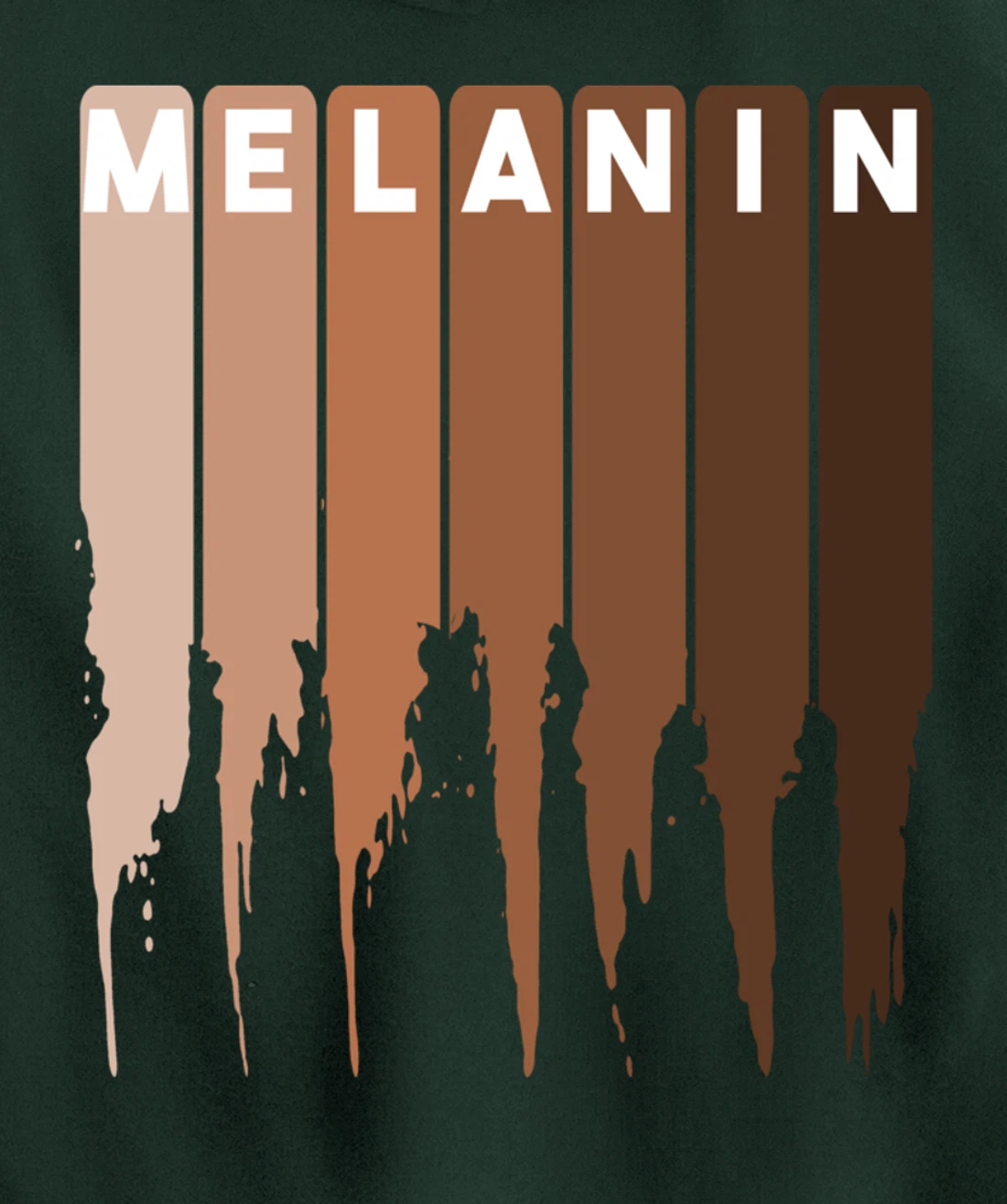 Cool Melanin Gift Men Women Funny Dripping Proud Afro Shades Pullover Hoodie