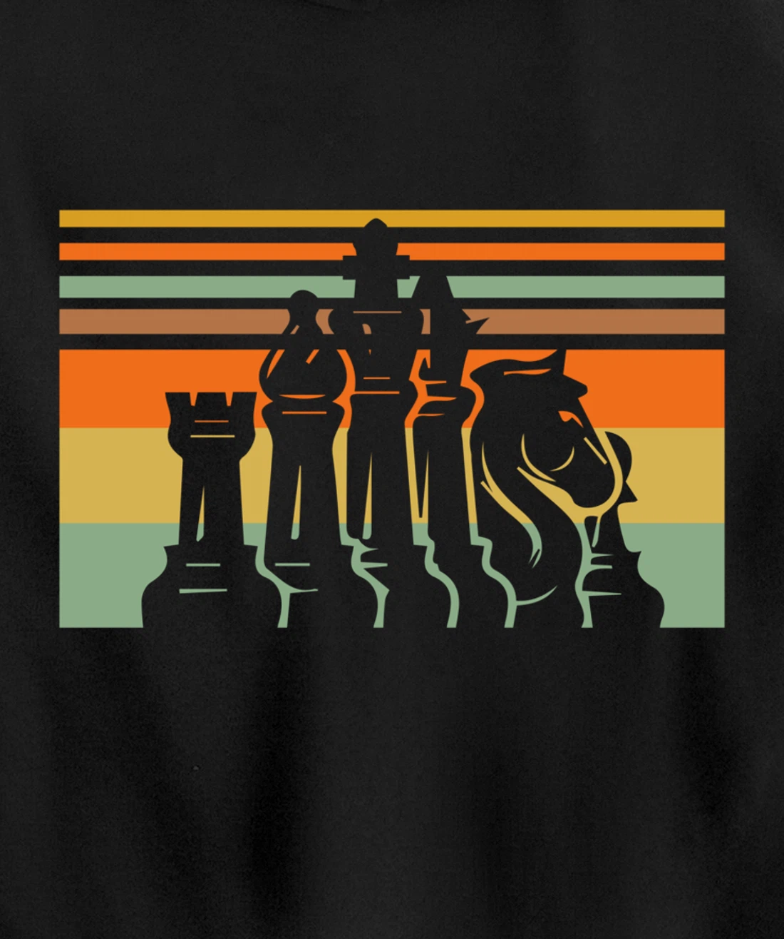 Retro Chess Vintage Gift Chess-Player Pullover Hoodie