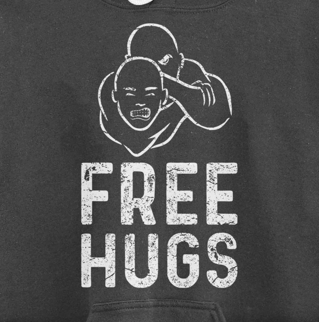 Funny BJJ Apparel Brazilian Jiu-Jitsu Free Hugs Pullover Hoodie