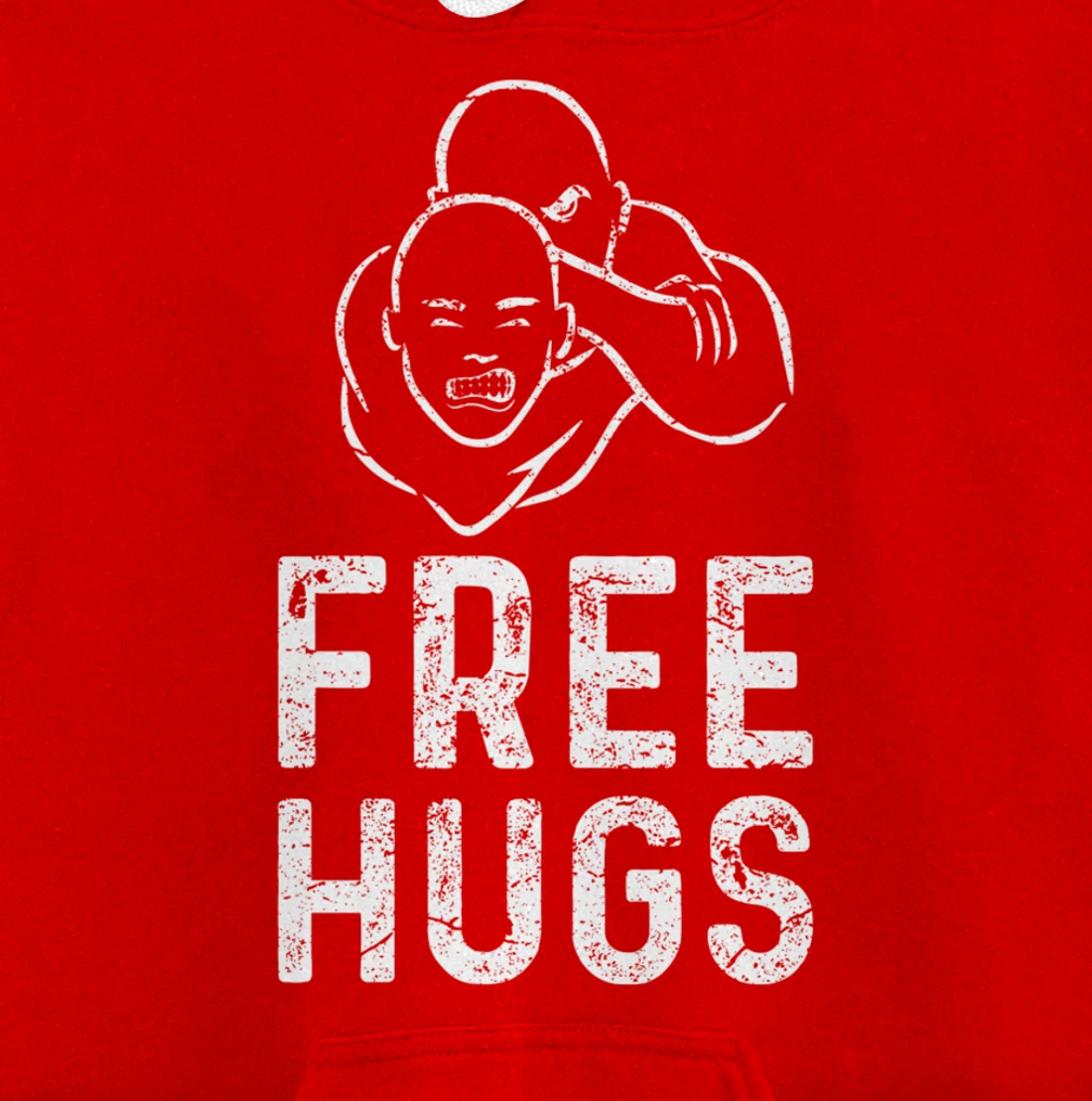 Funny BJJ Apparel Brazilian Jiu-Jitsu Free Hugs Pullover Hoodie