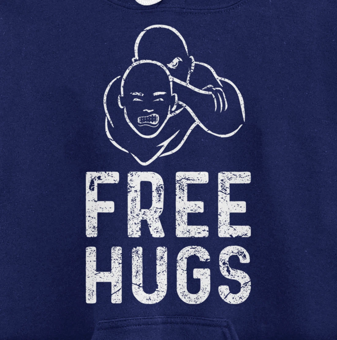 Funny BJJ Apparel Brazilian Jiu-Jitsu Free Hugs Pullover Hoodie