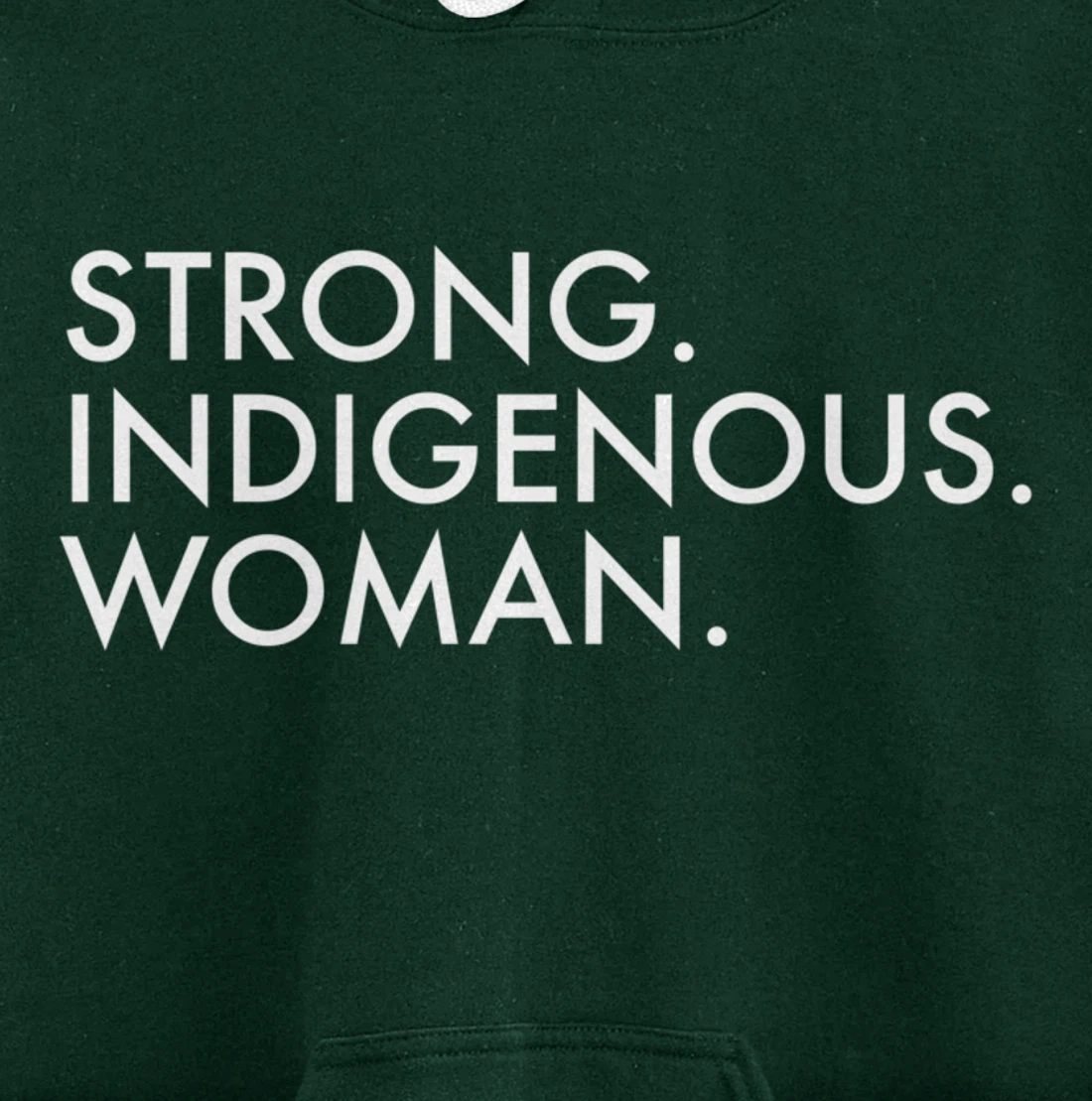 Strong Indigenous Woman Native American Indigenous Pullover Hoodie