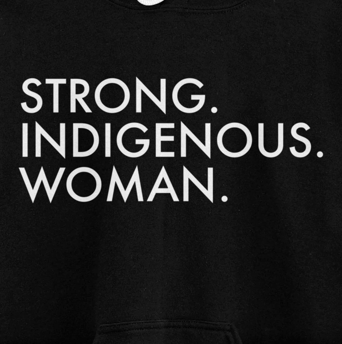 Strong Indigenous Woman Native American Indigenous Pullover Hoodie