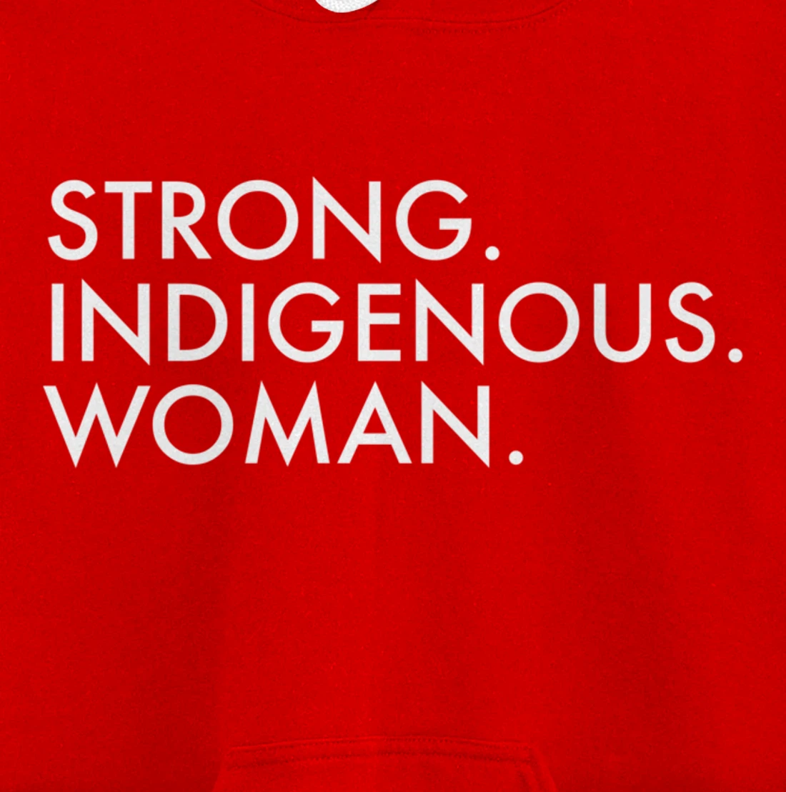 Strong Indigenous Woman Native American Indigenous Pullover Hoodie
