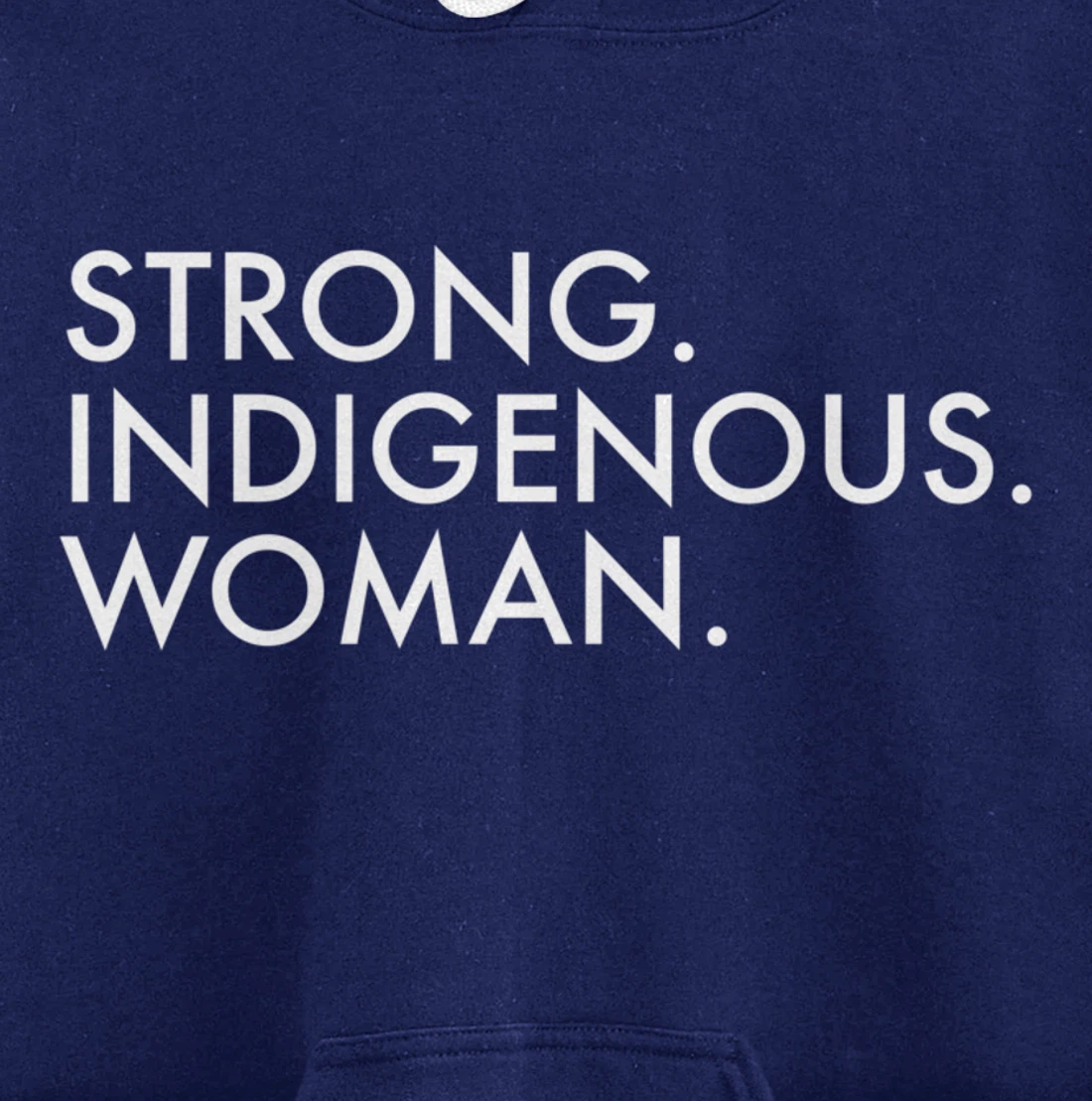 Strong Indigenous Woman Native American Indigenous Pullover Hoodie