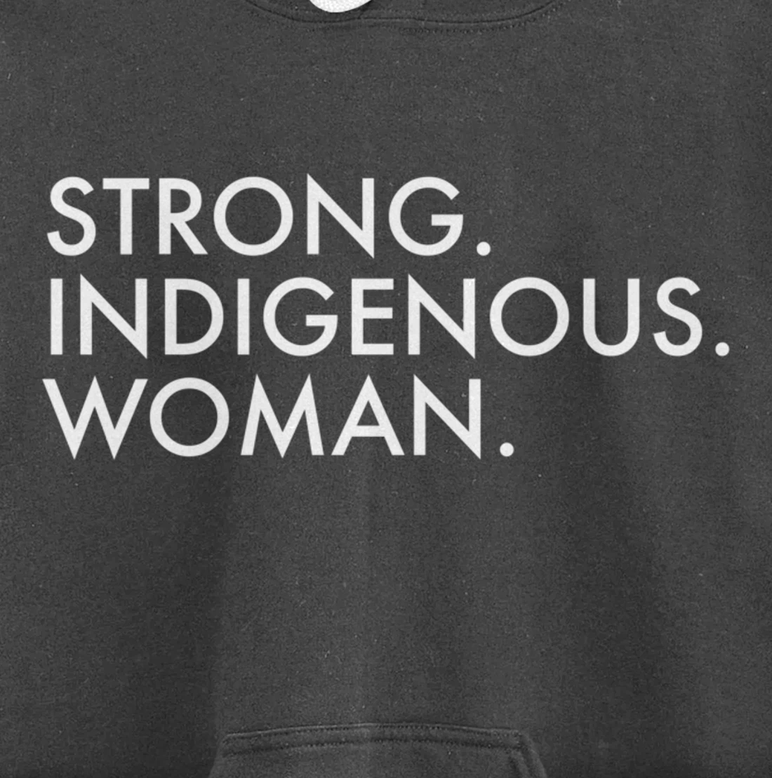 Strong Indigenous Woman Native American Indigenous Pullover Hoodie