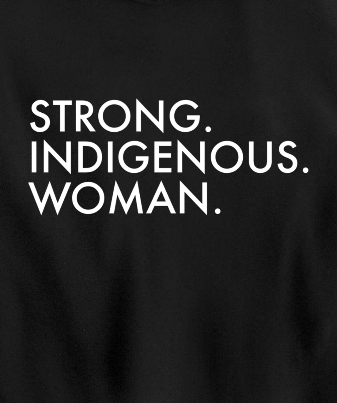 Strong Indigenous Woman Native American Indigenous Pullover Hoodie