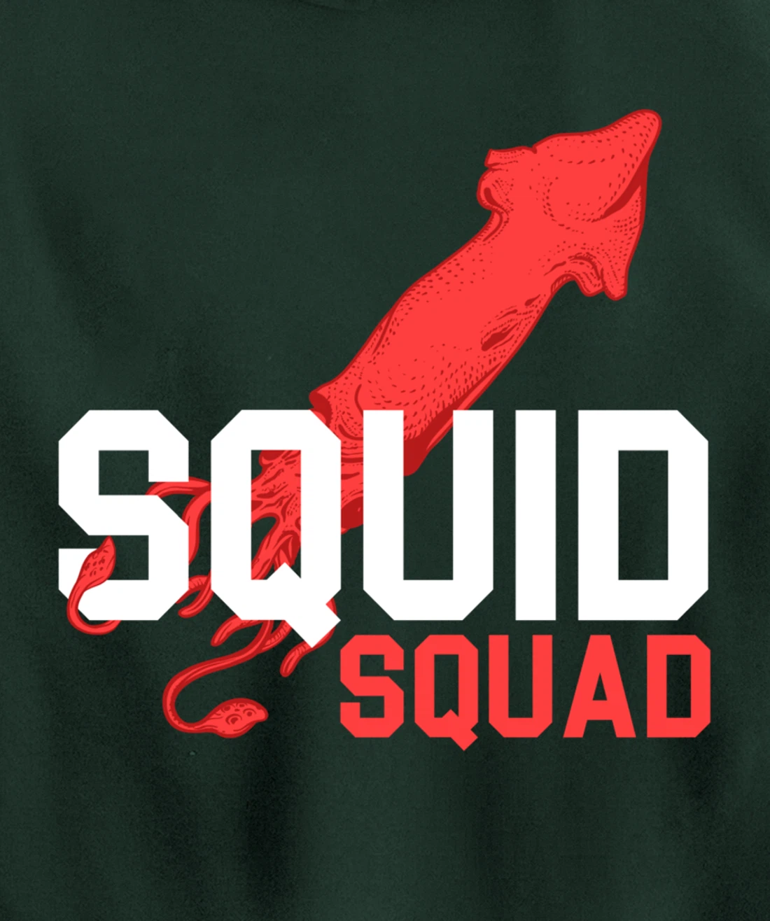 The Mighty Squid Squad Octopus Gang Gift Design Idea design Pullover Hoodie