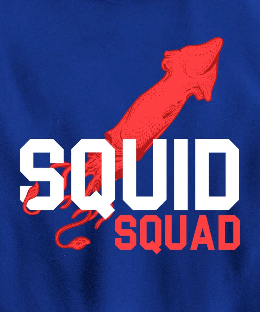 The Mighty Squid Squad Octopus Gang Gift Design Idea design Pullover Hoodie