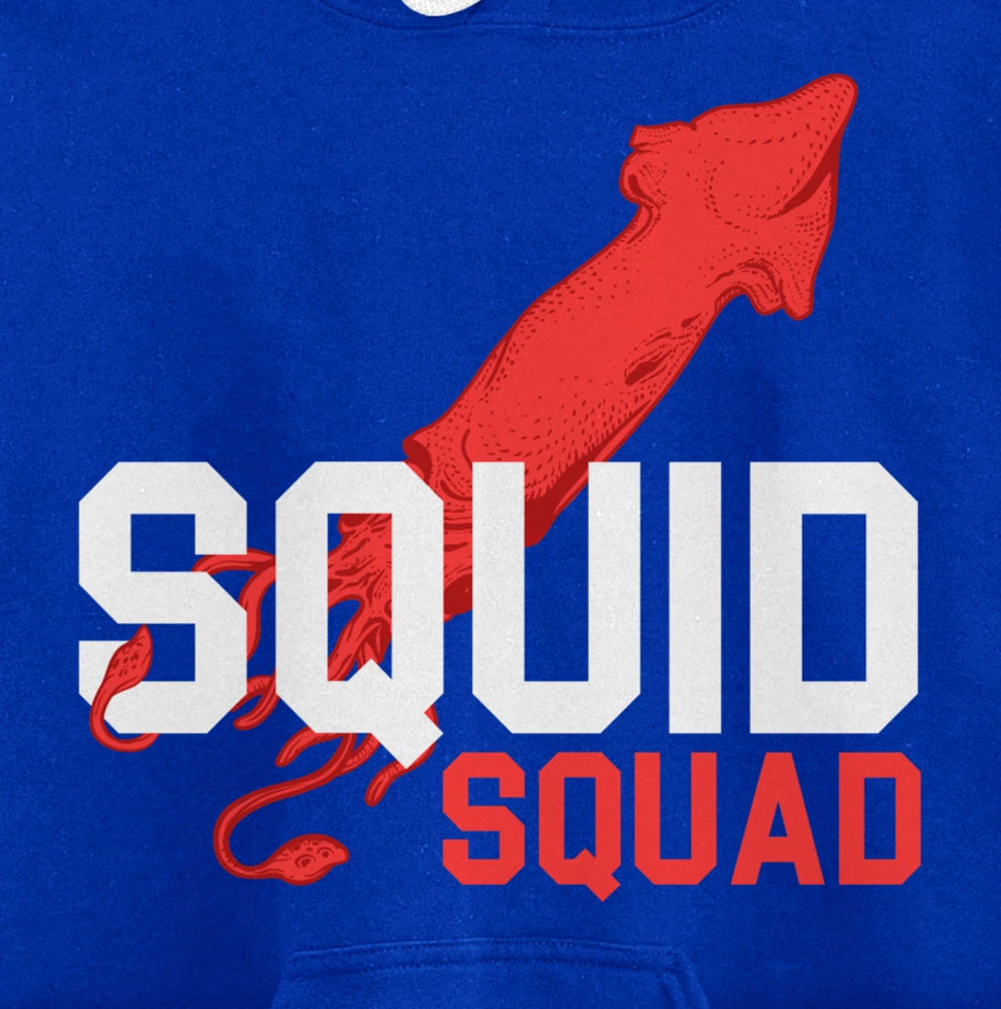 The Mighty Squid Squad Octopus Gang Gift Design Idea design Pullover Hoodie