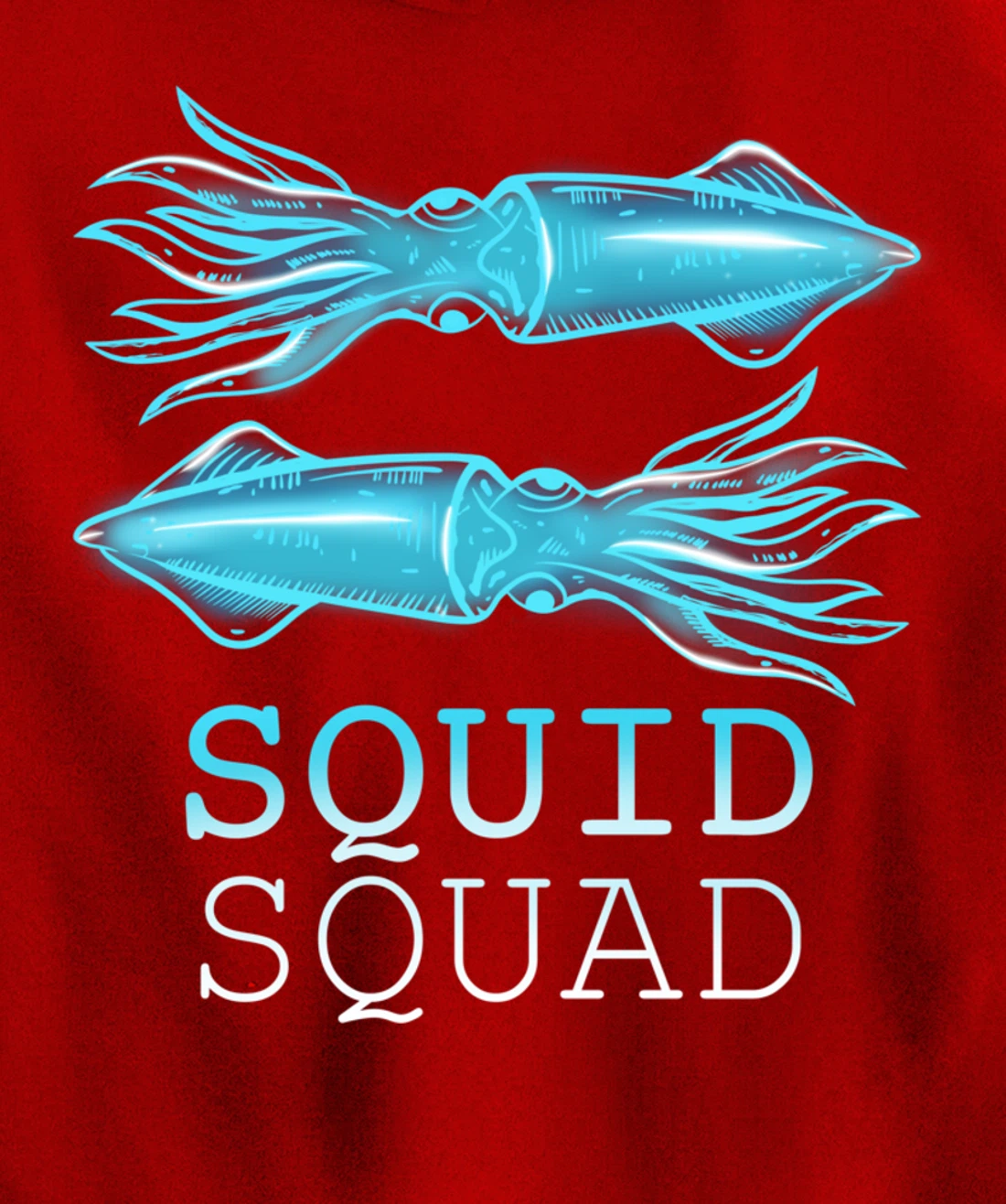 The Mighty Squid Squad Octopus Gang Gift Design Idea design Pullover Hoodie