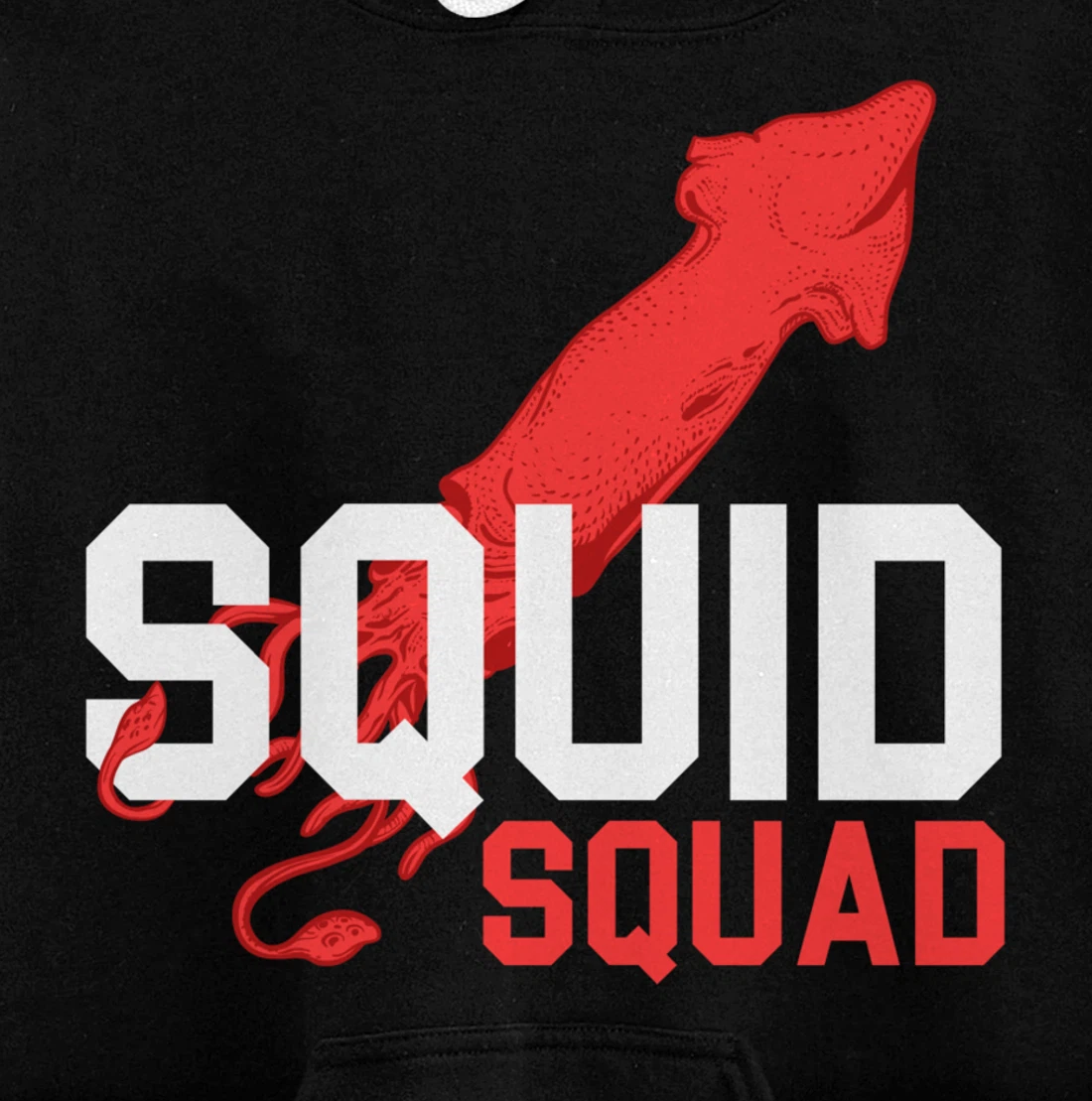 The Mighty Squid Squad Octopus Gang Gift Design Idea design Pullover Hoodie