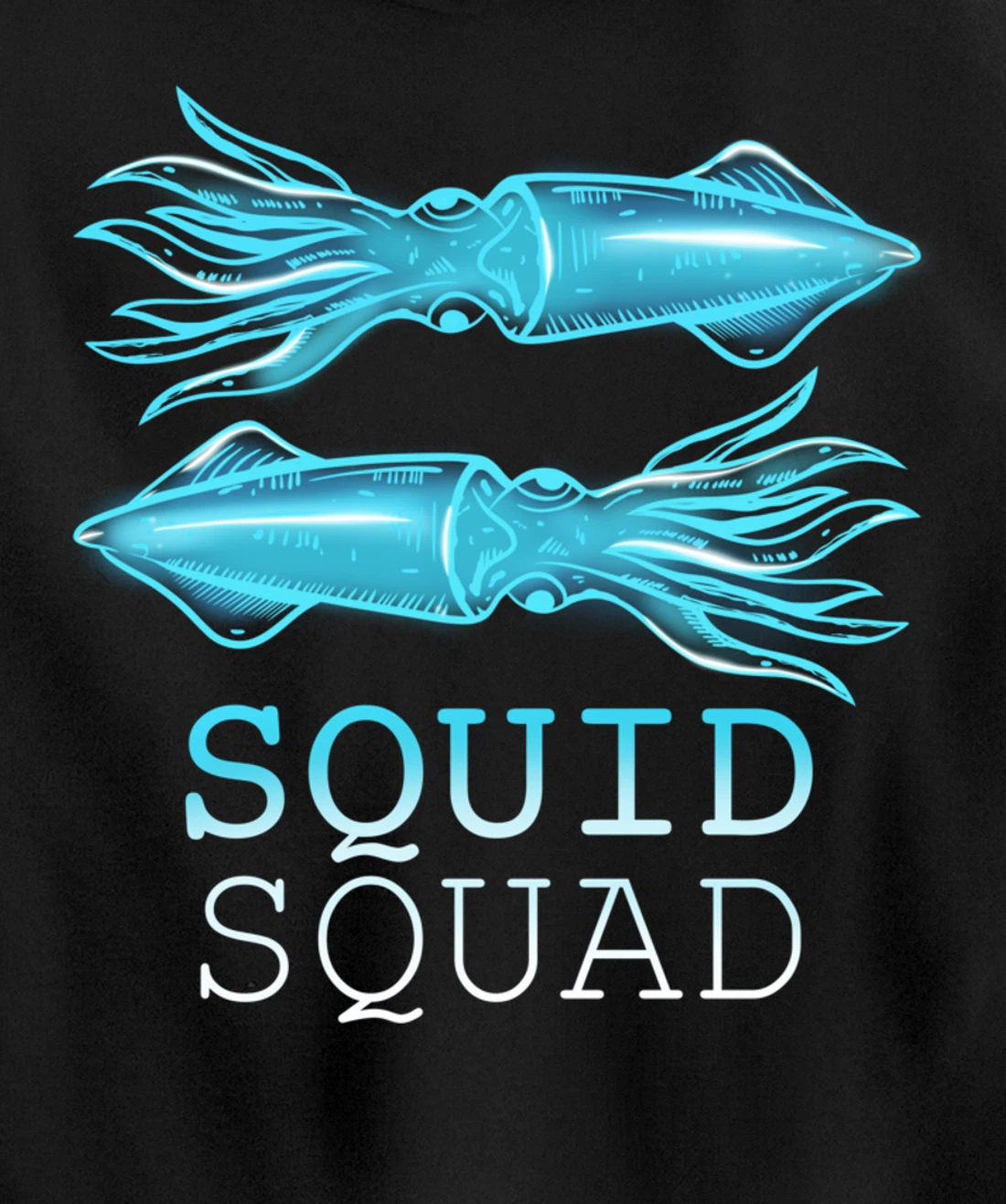 The Mighty Squid Squad Octopus Gang Gift Design Idea design Pullover Hoodie