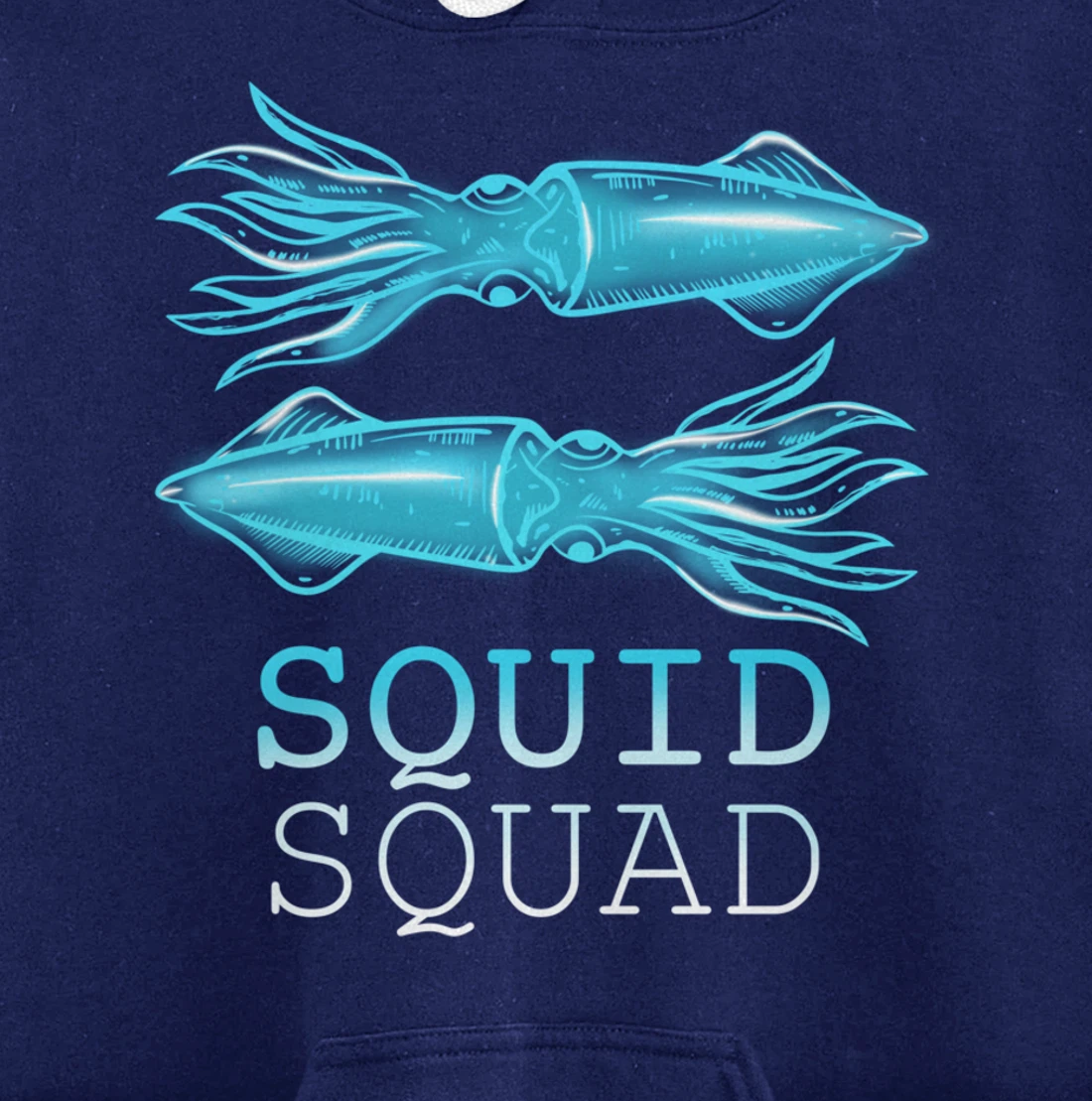 The Mighty Squid Squad Octopus Gang Gift Design Idea design Pullover Hoodie