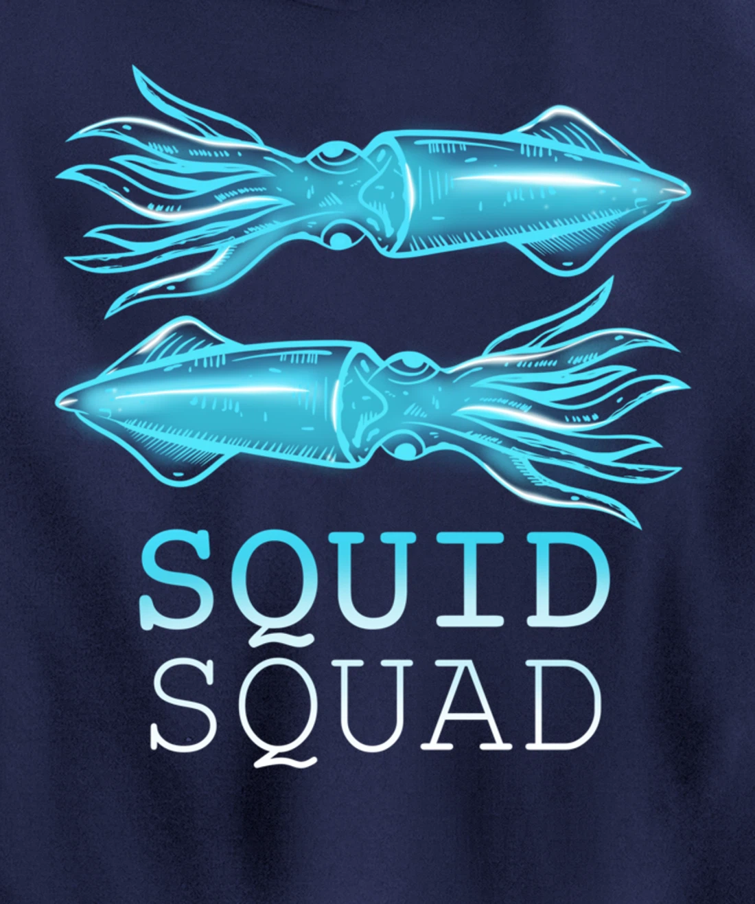 The Mighty Squid Squad Octopus Gang Gift Design Idea design Pullover Hoodie