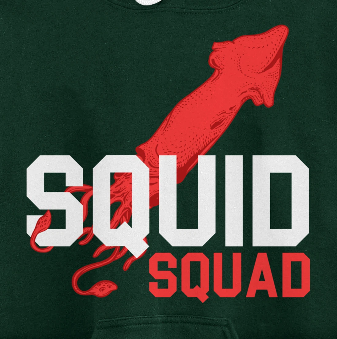 The Mighty Squid Squad Octopus Gang Gift Design Idea design Pullover Hoodie
