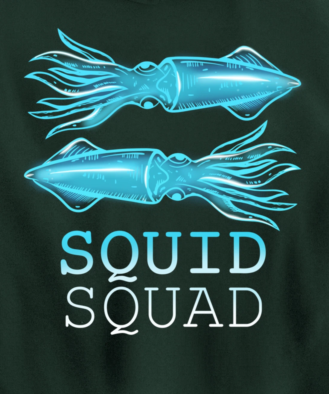 The Mighty Squid Squad Octopus Gang Gift Design Idea design Pullover Hoodie
