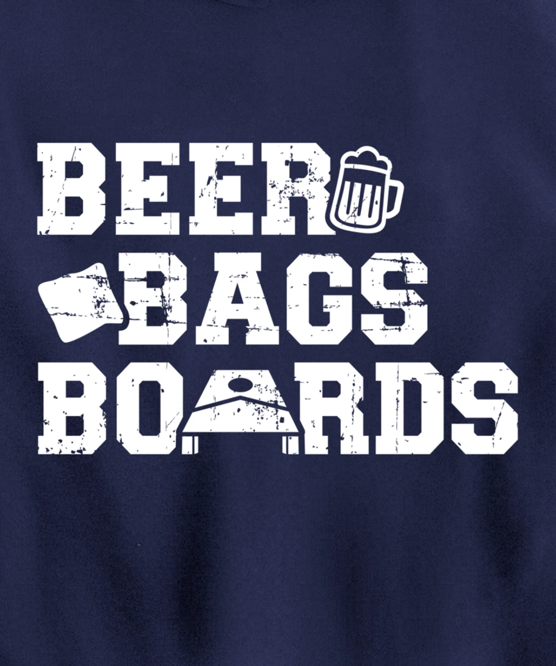 Beer Bags Boards Cornhole Pullover Hoodie