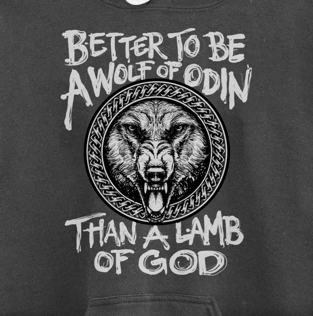 Viking Wolf Of Odin Norse Mythology Valhalla Pullover Hoodie