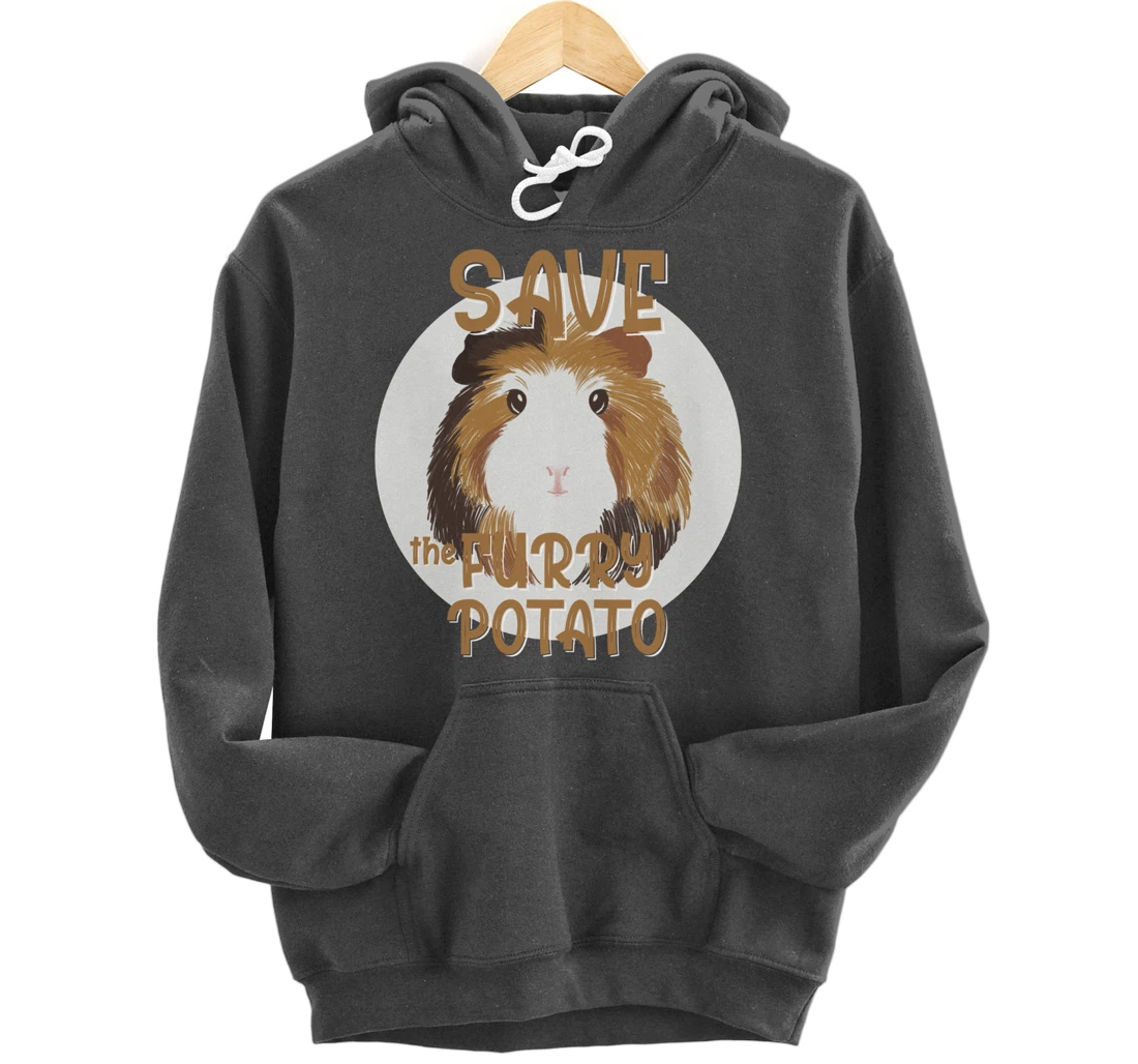 Furry Potato, Guinea Pig Funny Novelty Pullover Hoodie