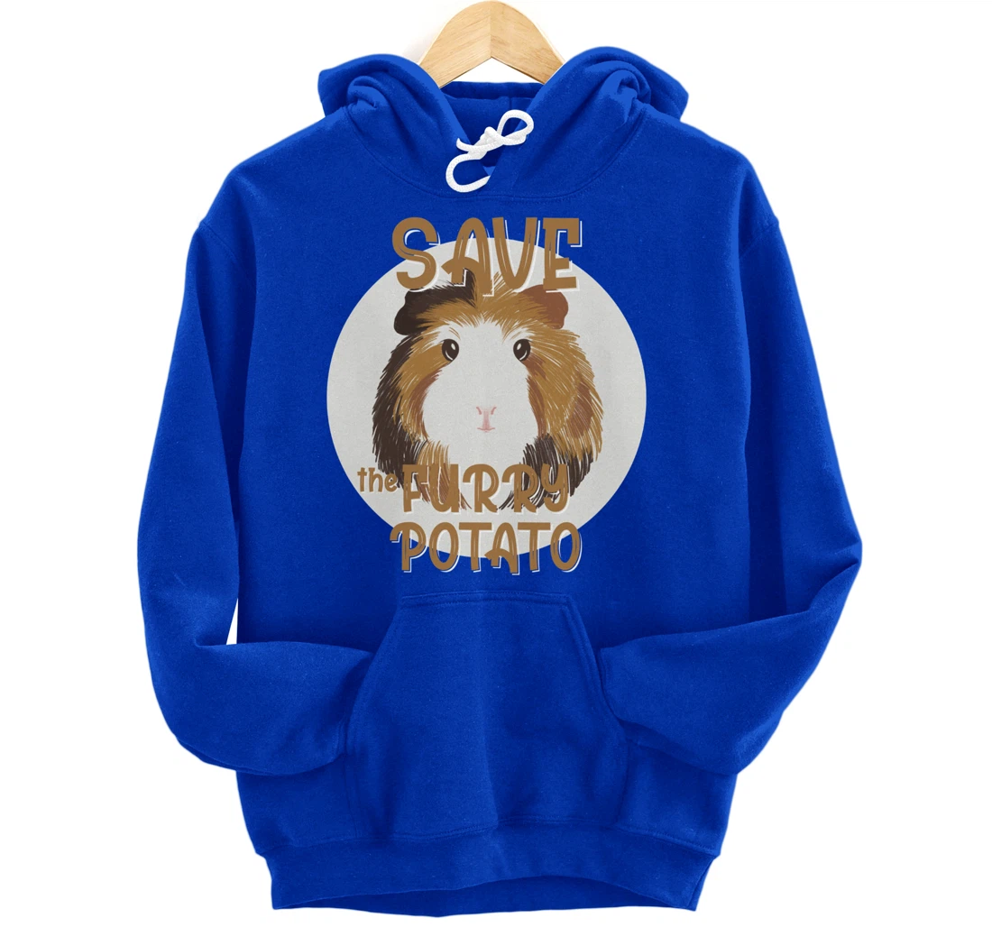 Furry Potato, Guinea Pig Funny Novelty Pullover Hoodie