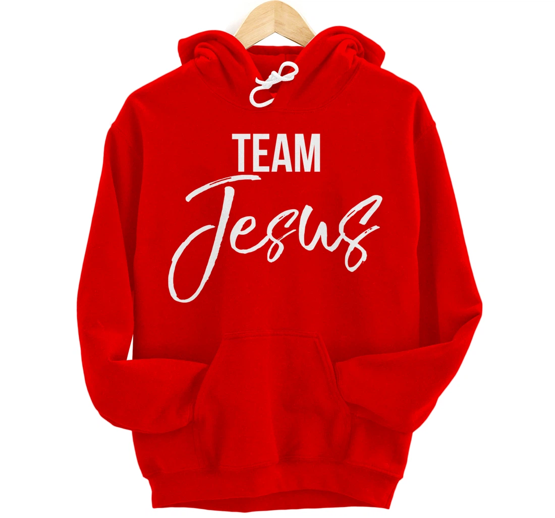 Cute Matching Christian Gifts for Groups Youth Team Jesus Pullover Hoodie