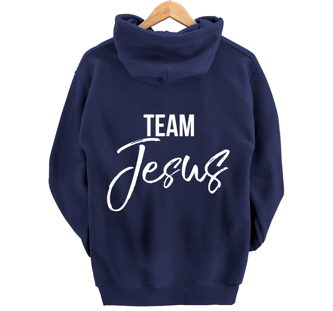 Cute Matching Christian Gifts for Groups Youth Team Jesus Pullover Hoodie
