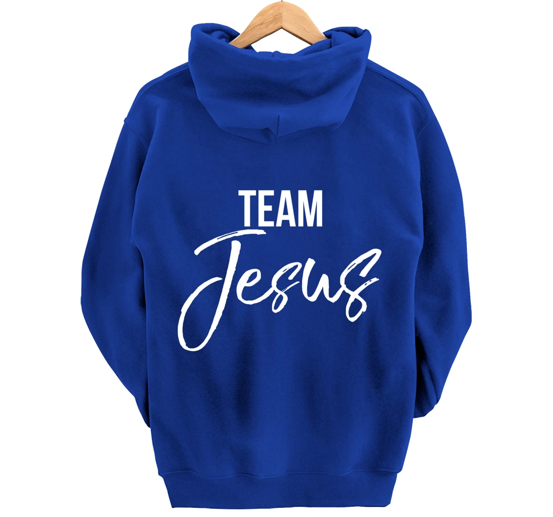 Cute Matching Christian Gifts for Groups Youth Team Jesus Pullover Hoodie