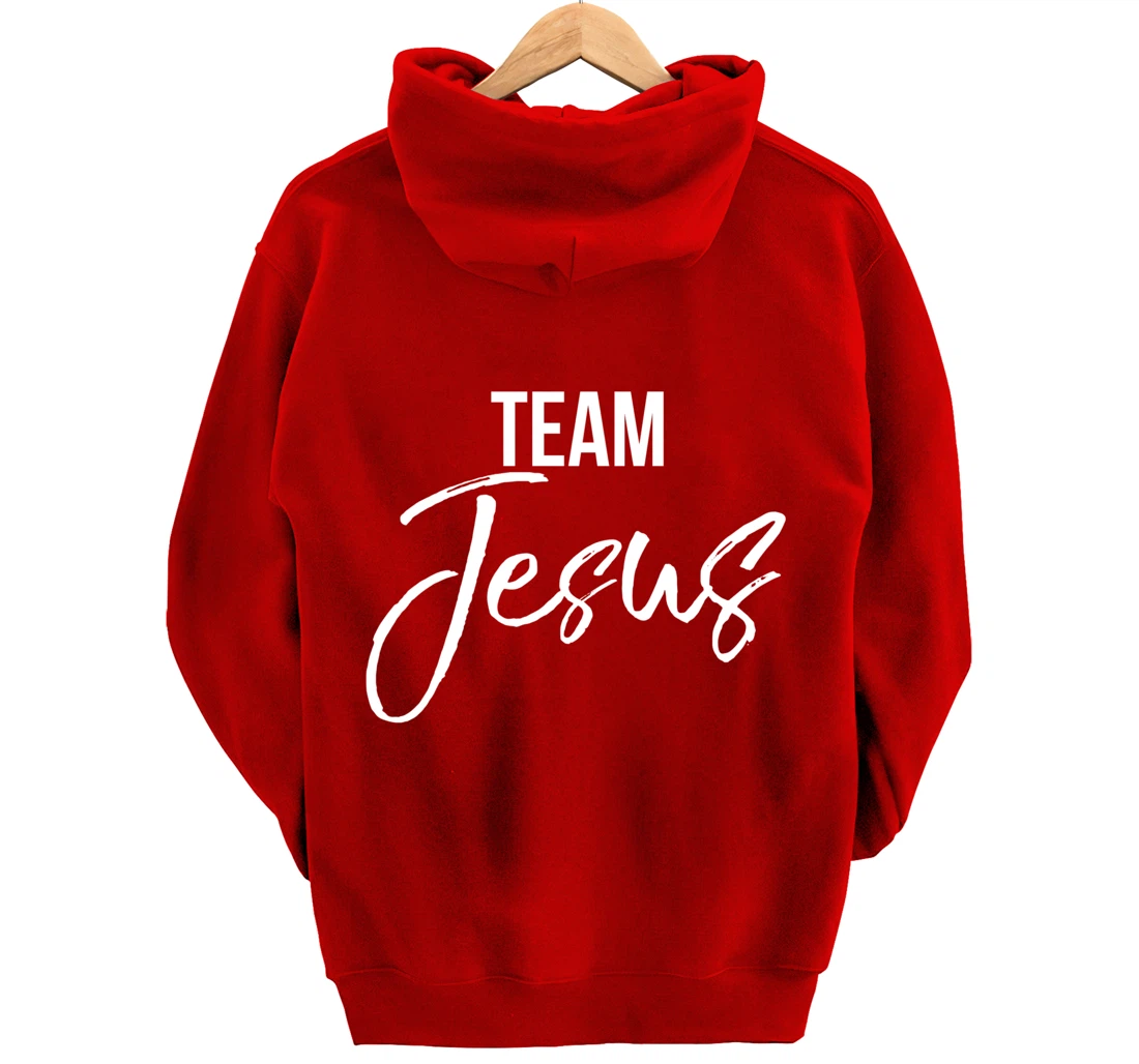 Cute Matching Christian Gifts for Groups Youth Team Jesus Pullover Hoodie