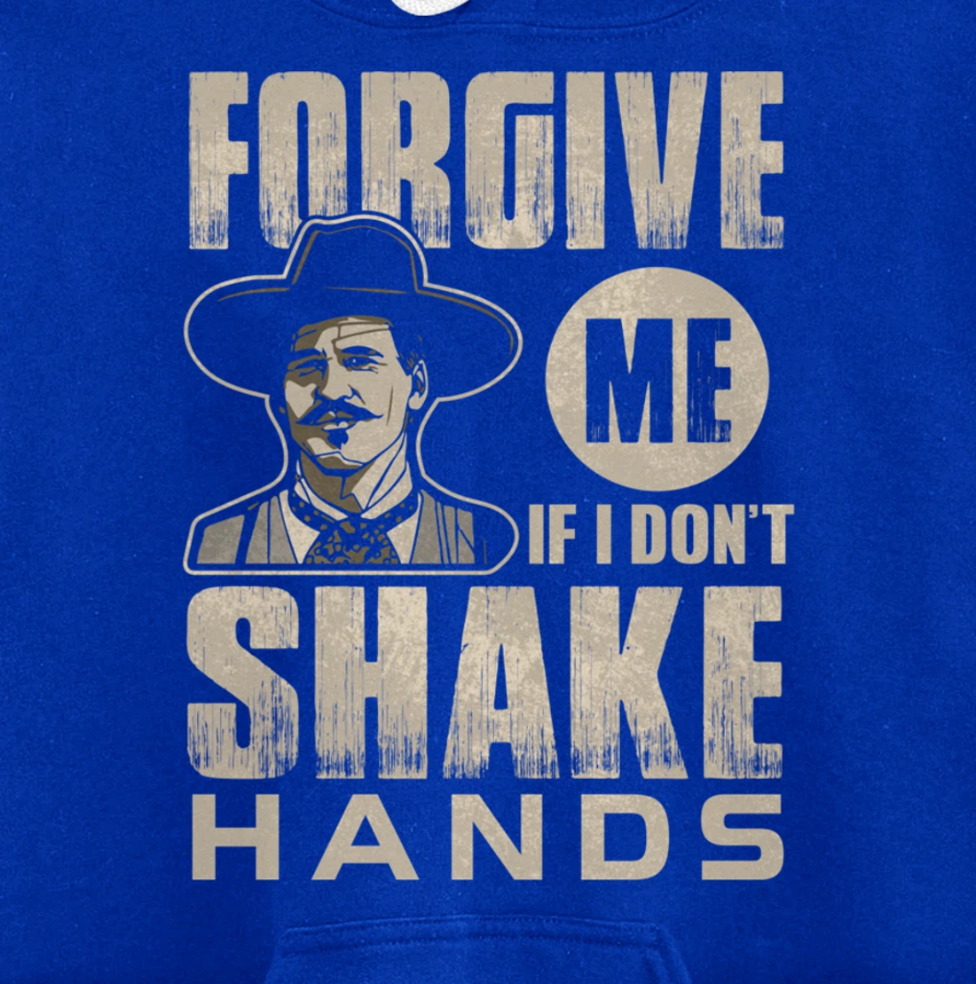 Funny Forgive me if I don’t shake hands 6ft Distance Pullover Hoodie