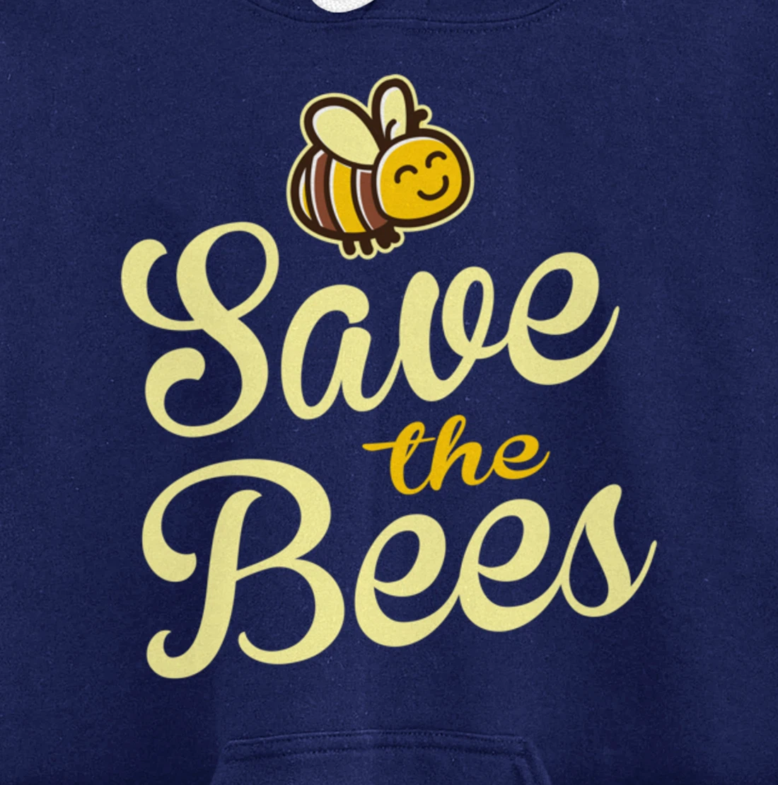 Save The Bees Bumble Bee Nature Pullover Hoodie