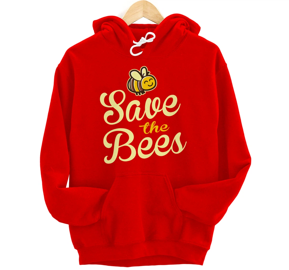 Save The Bees Bumble Bee Nature Pullover Hoodie