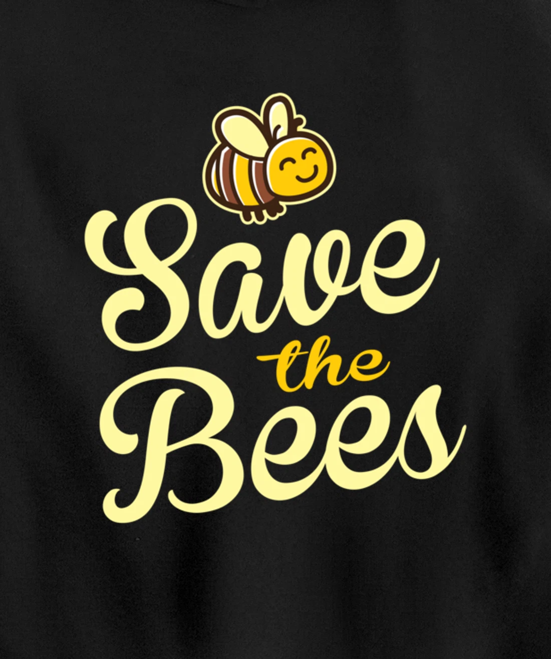 Save The Bees Bumble Bee Nature Pullover Hoodie