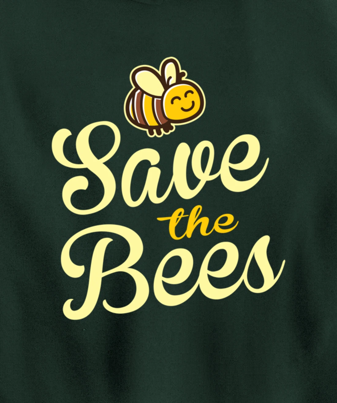 Save The Bees Bumble Bee Nature Pullover Hoodie