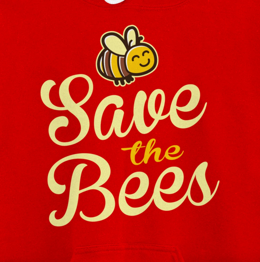 Save The Bees Bumble Bee Nature Pullover Hoodie